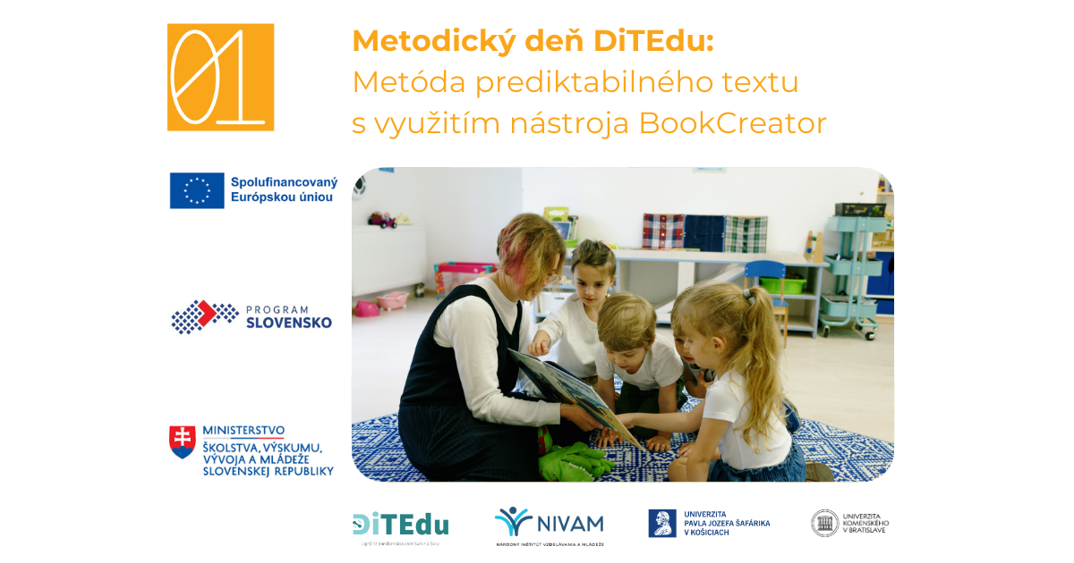 Metodický deň DiTEdu - Metóda prediktabilného textu s využitím nástroja BookCreator