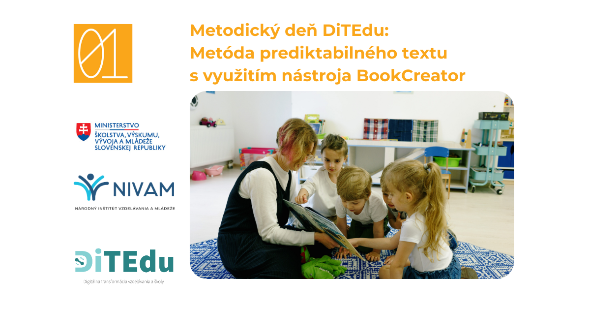 Metodický deň DiTEdu - Metóda prediktabilného textu s využitím nástroja BookCreator