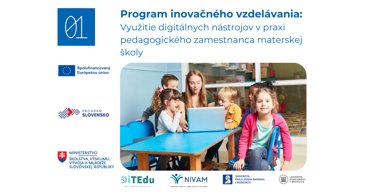 Využitie digitálnych nástrojov v praxi pedagogického zamestnanca materskej školy