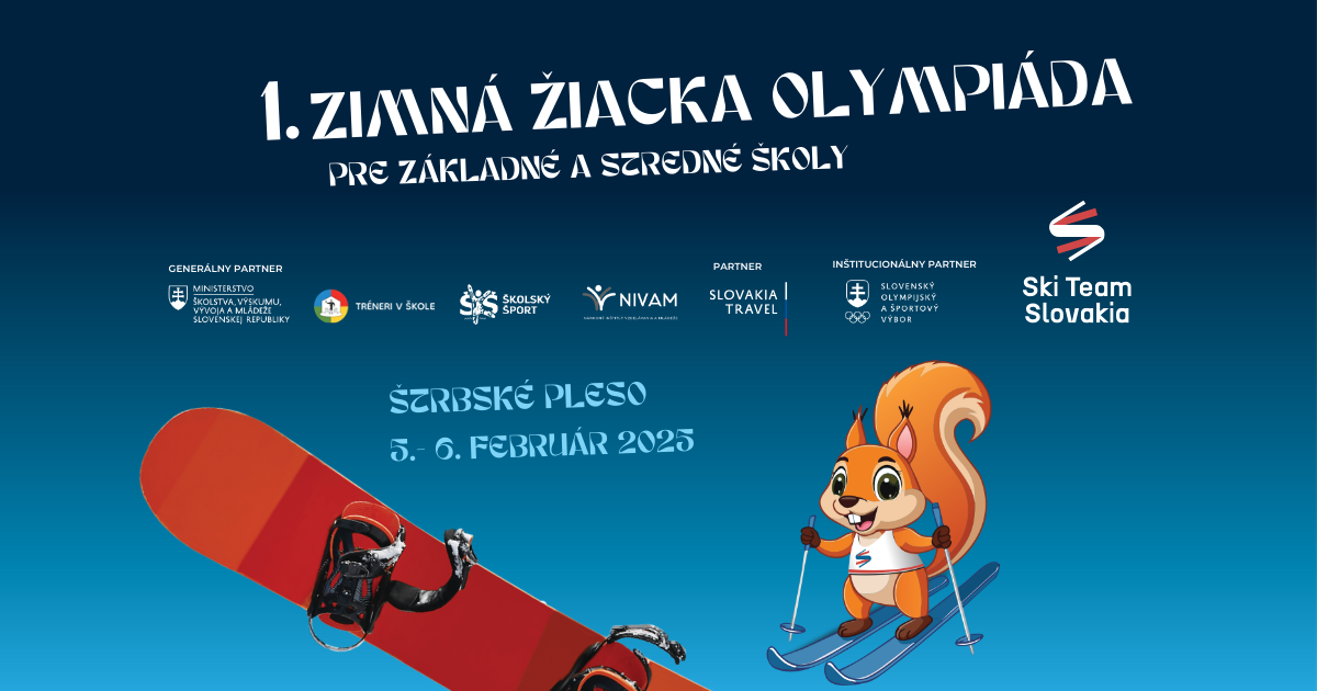 Zimná žiacka olympiáda je tu