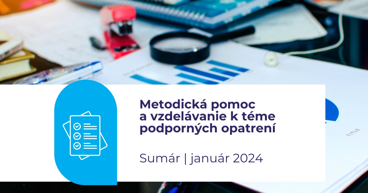 čísla metodickej pomoci k téme podporných opatrení za január 2025