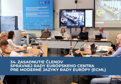 34. zasadnutie Správnej rady ECML Rady Európy