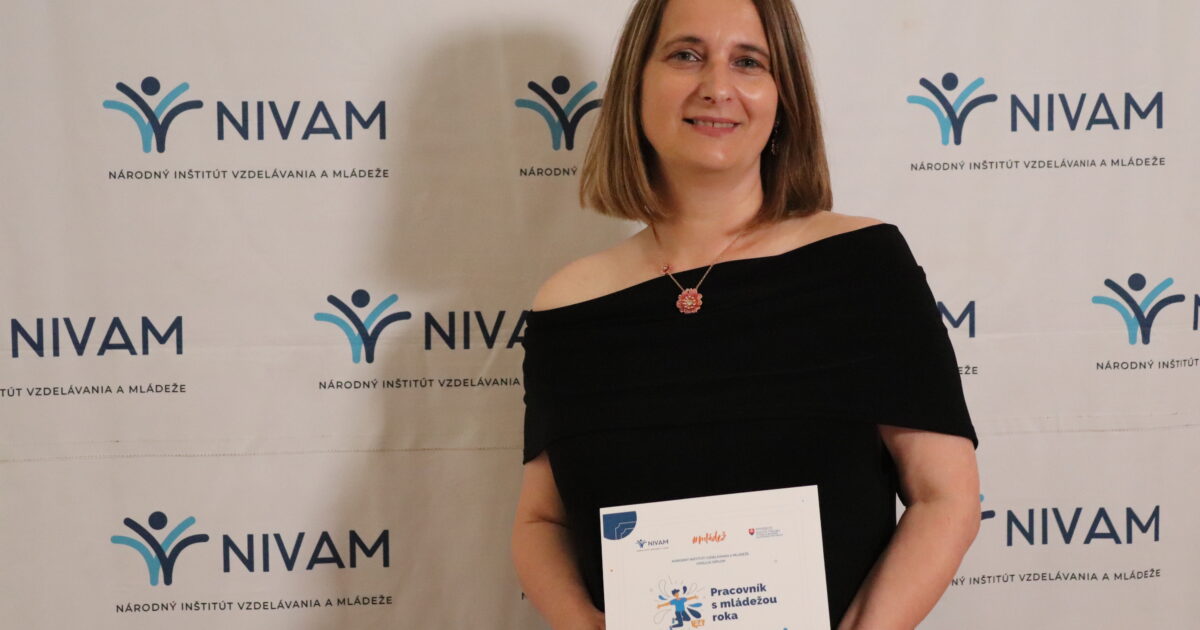 Ocenenie Pracovníčka s mládežou za rok 2024_Andrea Popovičová_Cena Publika