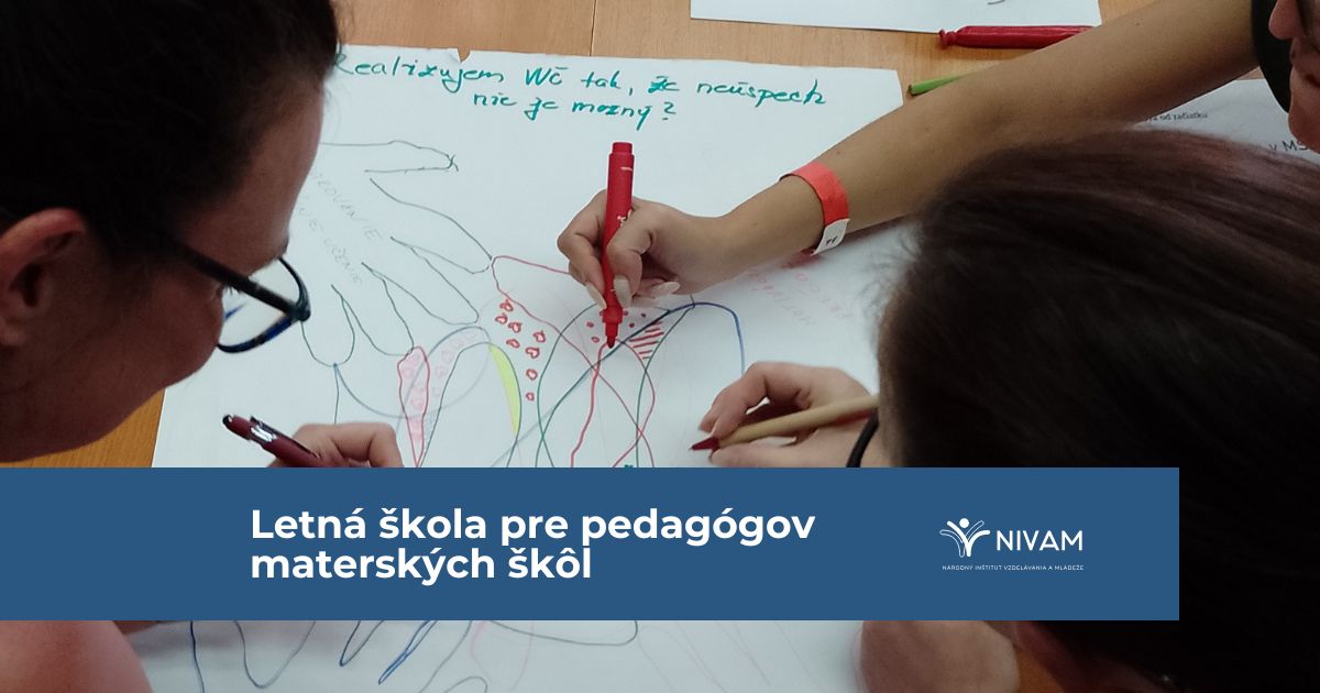 Letná škola pre pedagógov materských škôl - ilustračný obrázok