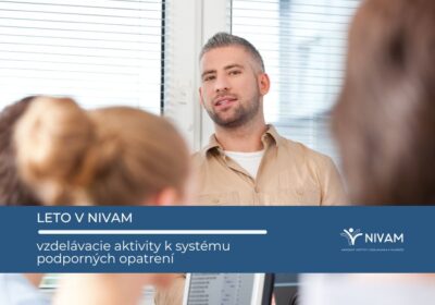 vzdelávacie aktivity NIVaM k systému podporných opatrení počas augusta 2025