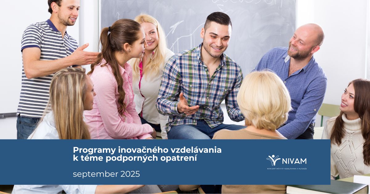 Vzdelávacie aktivity NIVaM k téme podporných opatrení - september 2025 - ilustračný obrázok