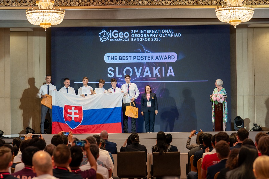 Slovenskí študenti bodovali na 22. ročníku Medzinárodnej geografickej olympiády v Bangkoku
