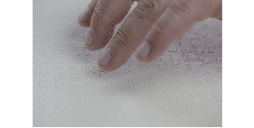 Braillovo písmo - ilustračný obrázok