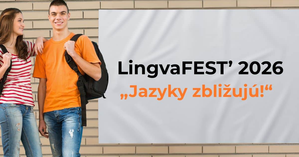 LingvaFEST’ 2026 - ilustračný obrázok na web