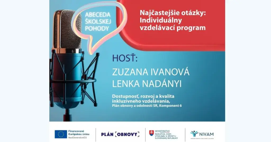 Grafika s názvom podcastu a hosťom.