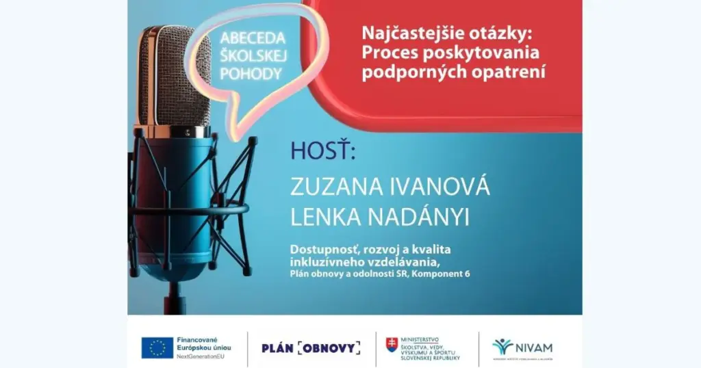 Grafika s názvom podcastu a hosťom.