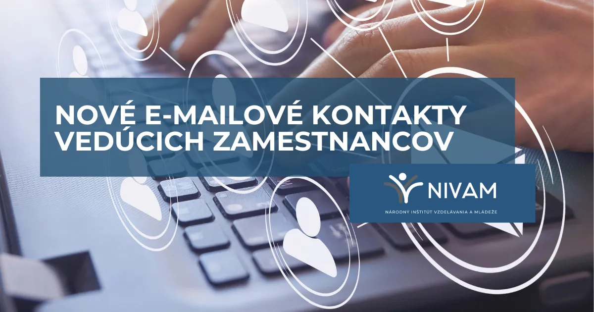 Grafika s informáciou o nových emailových adresách.