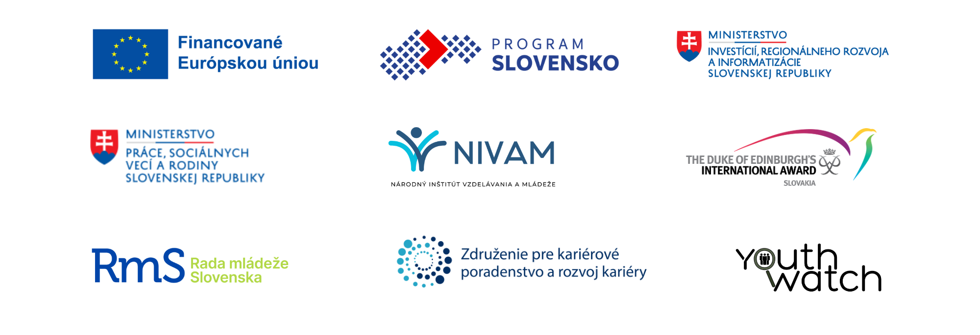 Na obrázku sa nachádzajú logá partnerov projektu NEET