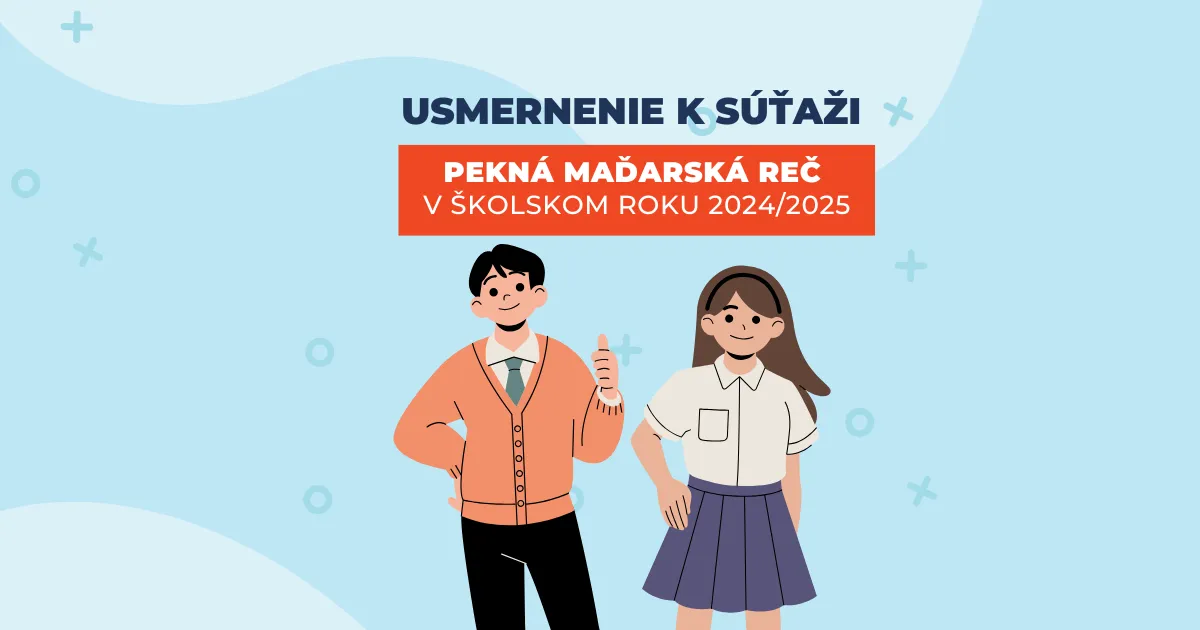 Kreslený obrázok slúžiaci k súťaži Poznaj slovenskú reč.