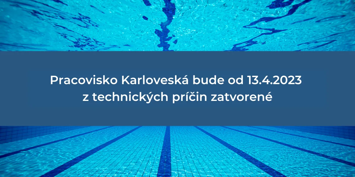 Grafika s oznámením o zatvorení pracoviska.