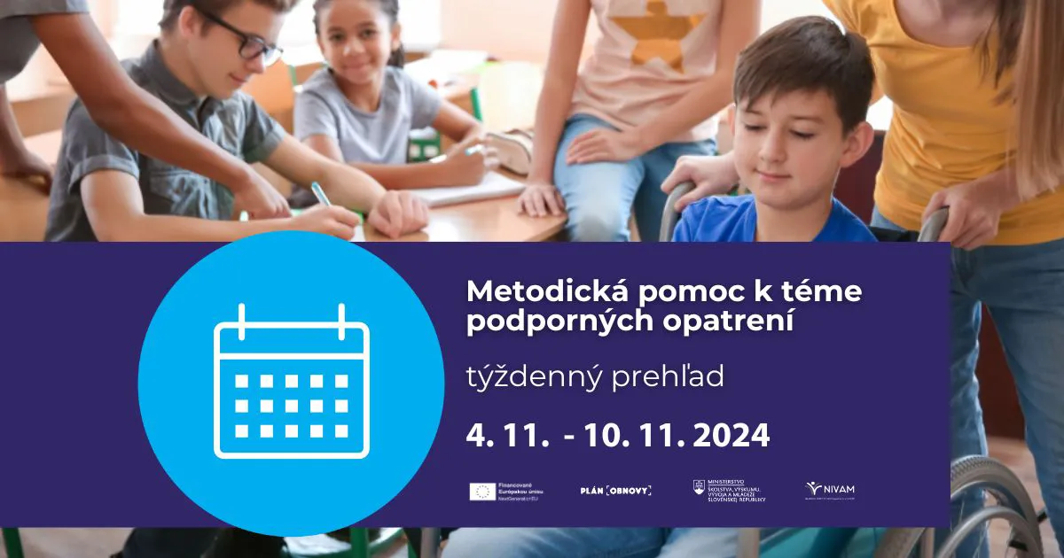 Grafika s týždenným prehľadom.